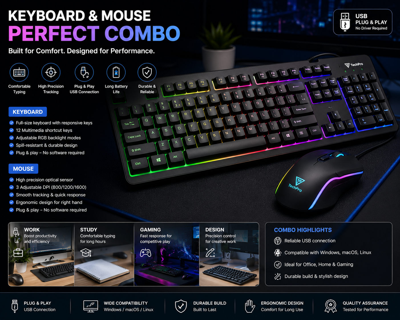Combo (Keyboard + Mouse)